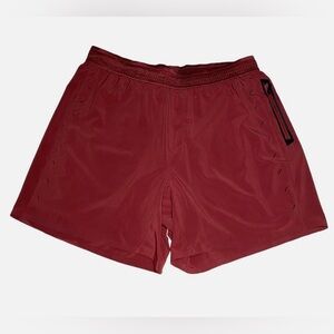 TEN THOUSAND Men's THE SESSION SHORT size S Maroon Lined Athletic 7” Inseam